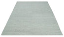 Premium Contemporary loop Pile Ivory Hand woven wool Area Rug by The Rug Decor