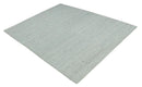 Premium Contemporary loop Pile Ivory Hand woven wool Area Rug by The Rug Decor