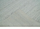 Premium Contemporary loop Pile Ivory Hand woven wool Area Rug by The Rug Decor