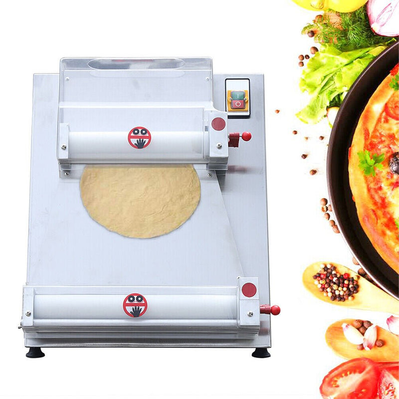 Premium Electric Commercial Pizza Dough Roller Pastry Sheeter Press Machine, 16" (SAK83627)