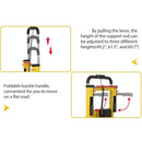 Premium Electric Stair Climbing Dolly Hand Truck Folding Cart With Wheels, 440LBS (SAK31825)