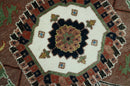 Premium Fine 9x12 Rust, Ivory and Olive Hand Knotted wool area rug by The Rug Decor