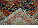 Premium Fine Olive, Brown, Black and Rust 8x10 and 9x12 Traditional Serapi wool Area Rug by The Rug Decor