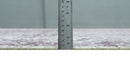Premium Floral Medallion Purple and Ivory 5.6x7.9 Viscose Area Rug