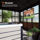 Alora Grandview Premium Hardtop Aluminum Sunroom Solarium With TV Mount And Sliding Doors (SAK60439)