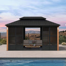 Alora Prestige Premium Hardtop Double Top Outdoor Patio Solarium Sunroom (SAK43078)