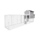 Large Heavy-Duty 113-Inch Outdoor Anti-UV Waterproof Wooden Chicken Coop Hen House (SAK32684) by SAKSBY WHOLESALE