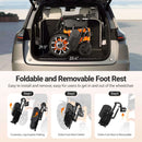 Premium Lightweight Electric Full Reclining Motorized Foldable Wheelchair (SAK91516)