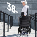 Pride Premium Lightweight Foldable All-Terrain Electric Wheelchair, 300LBS [FDA & Airline Approved] (SAK18673)