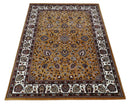 Premium Look 5x7 Rust, Ivory and Brown Traditional Floral Area Rug