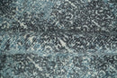 Premium look antique Design Teal, Charcoal and Ivory 5x8 Hand loom wool and Viscose Area Rug