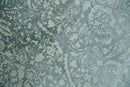 Premium look Floral Ivory and Green 5.6x8 Handloom Viscose Area Rug