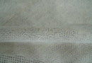 Premium look Solid Ivory Antique carved Design 9x12 Hand knotted wool Area Rug by The Rug Decor