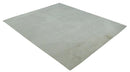 Premium look Solid Ivory Antique carved Design 9x12 Hand knotted wool Area Rug by The Rug Decor