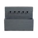 Alora Premium Outdoor Contemporary Modern Rectanglar Decorative Water Fountain, Gray (SAK09215) by SAKSBY WHOLESALE