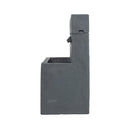 Alora Premium Outdoor Contemporary Modern Rectanglar Decorative Water Fountain, Gray (SAK09215) by SAKSBY WHOLESALE