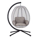 Premium Outdoor Hammock Egg Swing Chair With Stand, 70" (SAK42317)