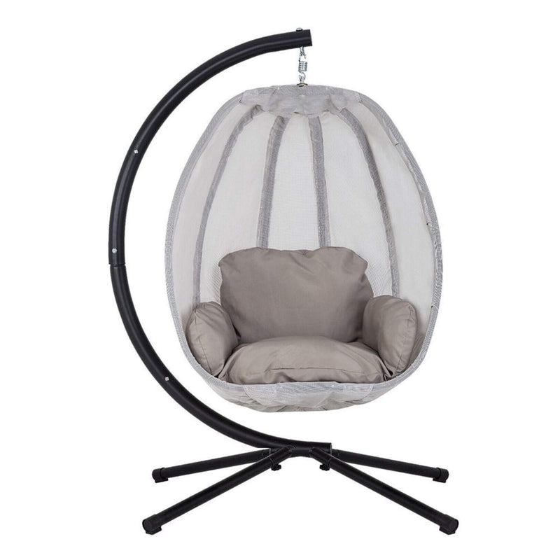 Premium Outdoor Hammock Egg Swing Chair With Stand, 70" (SAK42317)