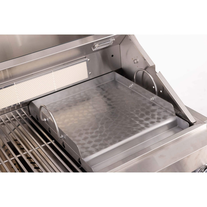 Premium Outdoor Kitchen With 32-Inch 60K BTU Built-In Stainless Steel LPG Gas Grill, Door And Drawer Combo And Stainless Steel Ice Box (SAK98661)