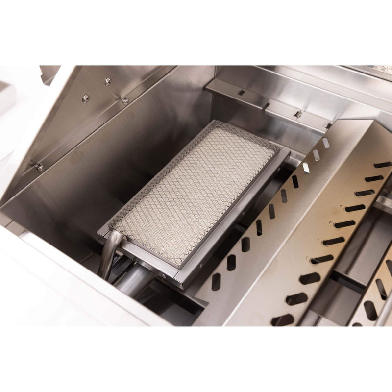 Premium Outdoor Kitchen With 32-Inch 60K BTU Built-In Stainless Steel LPG Gas Grill, Door And Drawer Combo And Stainless Steel Ice Box (SAK98661)