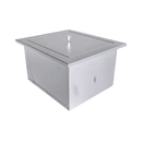 Premium Outdoor Kitchen With 32-Inch 60K BTU Built-In Stainless Steel LPG Gas Grill, Door And Drawer Combo And Stainless Steel Ice Box (SAK98661)