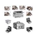 Premium Outdoor Kitchen With 32-Inch 60K BTU Built-In Stainless Steel LPG Gas Grill, Door And Drawer Combo And Stainless Steel Ice Box (SAK98661)