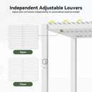Alora Premium White Outdoor Metal Louvered Pergola With Drainage System (SAK87265) by SAKSBY WHOLESALE
