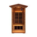 Thermora Xyra Premium 1-Person Outdoor Red Cedar Infrared Sauna With Low EMF, Chromotherapy And Bluetooth (SAK32783)