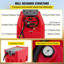 Premium Portable Diesel Fuel Transfer Tank With Automatic Pump & Hose, 116 Gal (96474153)