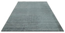 Premium Silver, gray and charcoal Contemporary Design 9x12 Hand knotted wool Area Rug by The Rug Decor