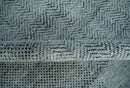 Premium Silver, gray and charcoal Contemporary Design 9x12 Hand knotted wool Area Rug by The Rug Decor