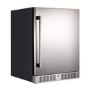 Premium Single Door Stainless Steel Built-In Wine Beverage Undercounter Refrigerator, 5.3 Cu.Ft. (SAK95276)