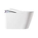 Premium Smart Auto Flush Toilet With Foot Sensor, Remote, Heated Seat And Night Light (SAK56378)