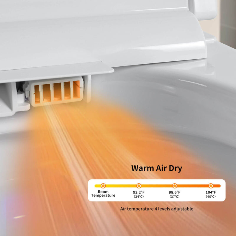 Nuvia Premium Smart Toilet With Bidet Seat LED Display & Night Light (SAK81465)