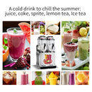 Premium Stainless Steel Margarita Frozen Drink Double Tank Slushy Maker Machine, 30L (SAK48253)
