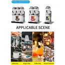 Premium Stainless Steel Margarita Frozen Drink Double Tank Slushy Maker Machine, 30L (SAK48253)