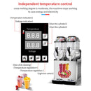 Premium Stainless Steel Margarita Frozen Drink Double Tank Slushy Maker Machine, 30L (SAK48253)