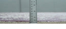 Premium Style Floral Ivory and Dark Purple 5.6x8 Handloom Wool and Viscose Area Rug