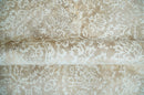 Premium Style Floral Traditional Ikat Large Design Camel and Ivory 5.6x7.9 Hand loom Viscose Area Rug