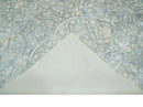 Premium Style Traditional Large Design Gray, Silver and Beige 5.6x7.9 Viscose Area Rug by The Rug Decor
