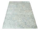 Premium Style Traditional Large Design Gray, Silver and Beige 5.6x7.9 Viscose Area Rug by The Rug Decor
