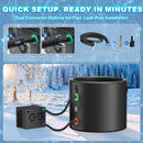 FCP Premium XL 120 Gal Cold Plunge Tub Kit With 1/3 HP Chiller, Filter And Pump (SAK58283)