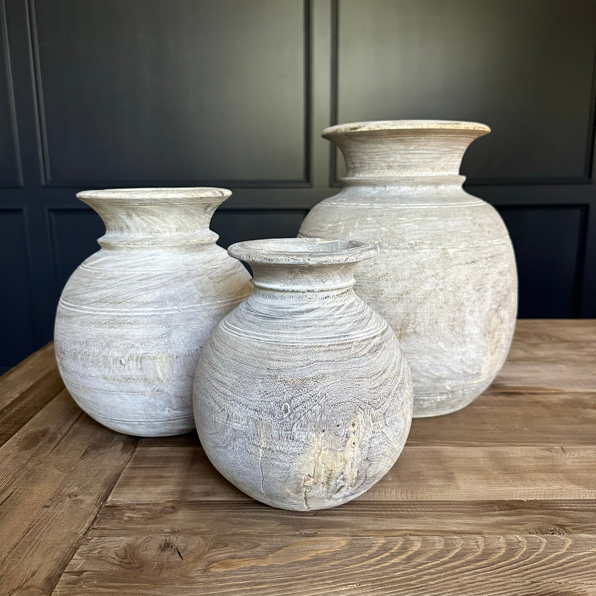 Antique Wooden Vase, photo 4 of 7