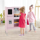 Pretend Play Kitchen for Kids with 16 Pieces Accessories-Pink by LJGDeals