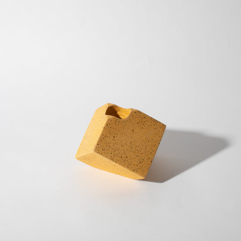 Cube Candlestick Holder | Marigold Terrazzo