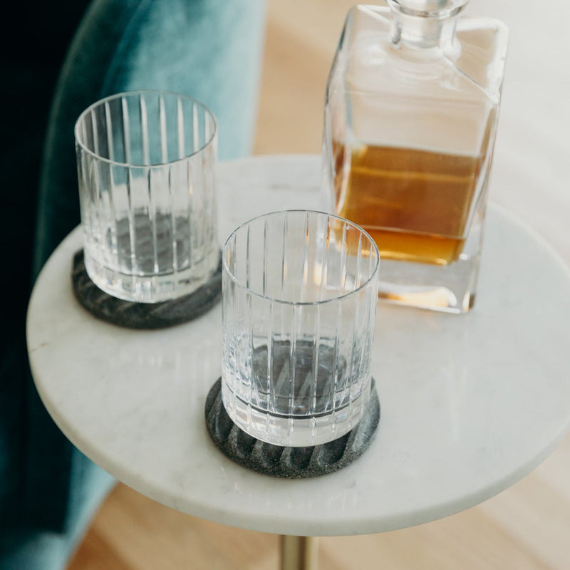 Coaster Set | Dark Green Terrazzo