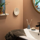 Dimple Wall Hook, Large | White Terrazzo