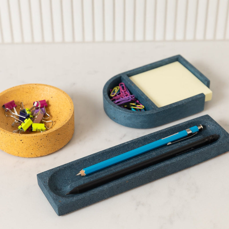 Sticki Note Holder | Cobalt Terrazzo