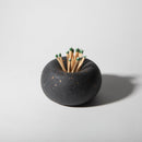 Bubble Matchstick / Palo Santo Holder | Black Terrazzo