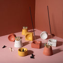 Square Incense Holder | Coral Terrazzo